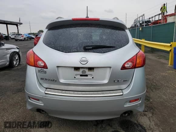 2009 Nissan Murano LE z VIN JN8AZ18W99W160479, wystawiony jako Copart lot #69867985 z przebiegiem 125 437 mil mil oraz Szkoda całkowita • Salvage title. Historia ofert i sprzedaży dostępna na DreamBid. Obrazek 6.