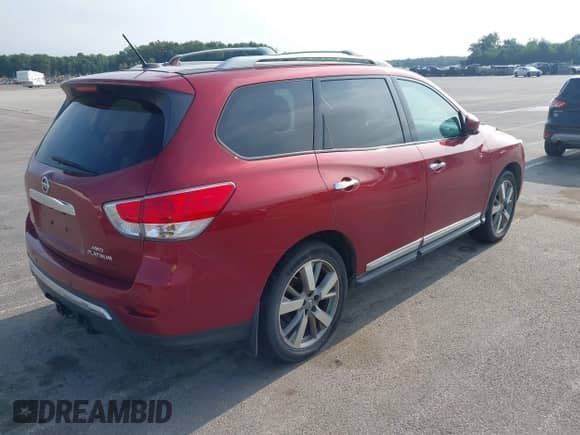 2013 Nissan Pathfinder Platinum с VIN 5N1AR2MM7DC687710, выставлен на аукционе IAAI как лот 42772536 с пробегом 225 369 миль миль и . История ставок и продаж доступна на DreamBid. Изображение 4.
