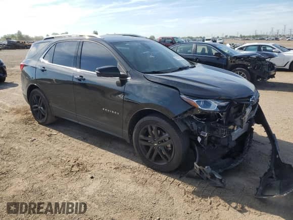 2020 Chevrolet Equinox LT with VIN 3GNAXVEX8LL120808, listed as a Copart auction lot 70497345 with 80,691 mi miles and Salvage title. Bid and sale history available at DreamBid. Image 4.