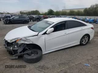 2014 Hyundai Sonata GLS z VIN 5NPEB4AC8EH937236, wystawiony jako Copart lot #63399195 z przebiegiem Nie podano mil oraz Szkoda całkowita • Salvage title. Historia ofert i sprzedaży dostępna na DreamBid. Obrazek 1.