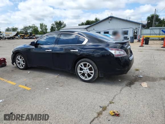 2014 Nissan Maxima S with VIN 1N4AA5AP1EC456787, listed as a Copart auction lot 69573785 with 177,420 mi miles and Salvage title. Bid and sale history available at DreamBid. Image 2.