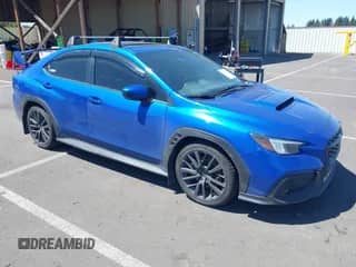 2022 Subaru WRX Premium z VIN JF1VBAF68N9027974, wystawiony jako IAAI lot #42643496 z przebiegiem 46 734 mil mil oraz . Historia ofert i sprzedaży dostępna na DreamBid. Obrazek 1.