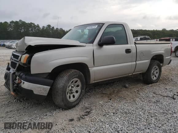2006 Chevrolet Silverado 1500 Work Truck с VIN 3GCEK14V66G165728, выставлен на аукционе Copart как лот 61526273 с пробегом 212 701 миль миль и Списание • Salvage title. История ставок и продаж доступна на DreamBid. Изображение 1.