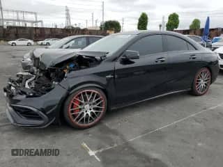 2018 Mercedes-Benz CLA 45 AMG с VIN WDDSJ5CB1JN567585, выставлен на аукционе Copart как лот 55470285 с пробегом Не указан миль и Списание • Salvage title. История ставок и продаж доступна на DreamBid. Изображение 1.