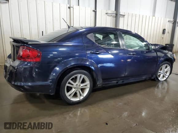 2012 Dodge Avenger SE with VIN 1C3CDZAG1CN291024, listed as a Copart auction lot 66463935 with 269,736 mi miles and Salvage title. Bid and sale history available at DreamBid. Image 3.