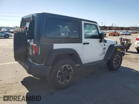 2012 Jeep Wrangler Sport с VIN 1C4AJWAGXCL208390, выставлен на аукционе Copart как лот 80902665 с пробегом 36 183 миль миль и Списание • Salvage title. История ставок и продаж доступна на DreamBid. Изображение 3.