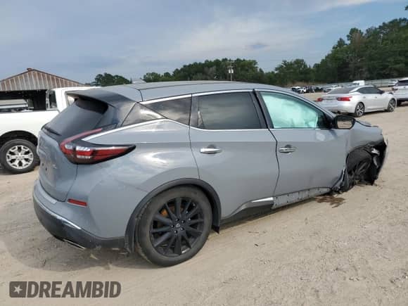2023 Nissan Murano SL с VIN 5N1AZ2CJ5PC115272, выставлен на аукционе Copart как лот 71256195 с пробегом 27 847 миль миль и Списание • Salvage title. История ставок и продаж доступна на DreamBid. Изображение 3.