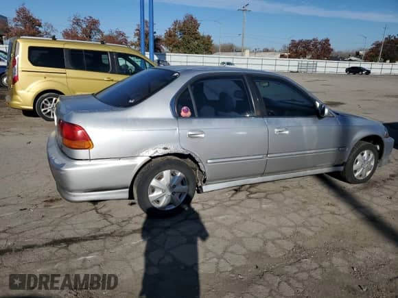 1997 Honda Civic z VIN JHMEJ8546VS000463, wystawiony jako Copart lot #79846044 z przebiegiem 123 999 mil mil oraz Szkoda całkowita • Salvage title. Historia ofert i sprzedaży dostępna na DreamBid. Obrazek 3.