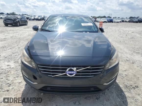 2015 Volvo S60 T6 Drive-E with VIN YV149MFK3F1349819, listed as a Copart auction lot 66590114 with 166,860 mi miles and Salvage title. Bid and sale history available at DreamBid. Image 5.