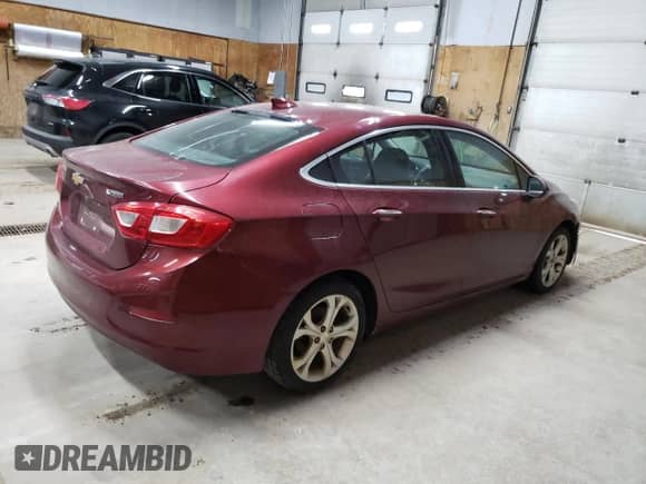 2016 Chevrolet Cruze Premier with VIN 1G1BG5SM1G7308922, listed as a Copart auction lot 86276135 with Not provided miles and Clean title. Bid and sale history available at DreamBid. Image 3.