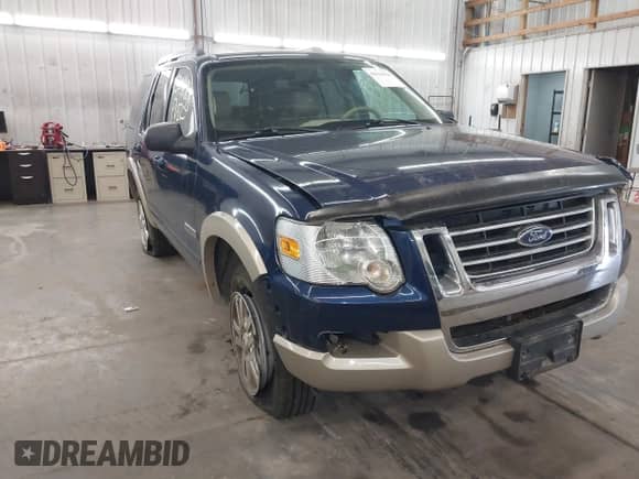 2006 Ford Explorer Eddie Bauer with VIN 1FMEU74E66UA94925, listed as a IAAI auction lot 43044908 with 161,006 mi miles and . Bid and sale history available at DreamBid. Image 1.