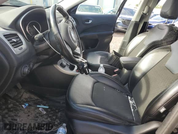 2021 Jeep Compass Latitude with VIN 3C4NJDBB7MT550913, listed as a Copart auction lot 69798575 with 56,228 mi miles and Salvage title. Bid and sale history available at DreamBid. Image 7.