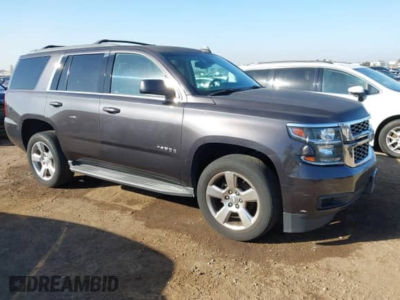 2017 Chevrolet Tahoe LT with VIN 1GNSKBKC0HR268910, listed as a IAAI auction lot 43566744 with 126,040 mi miles and . Bid and sale history available at DreamBid. Image 1.