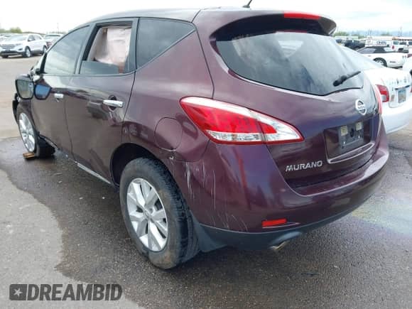 2013 Nissan Murano S с VIN JN8AZ1MU7DW211801, выставлен на аукционе IAAI как лот 43095758 с пробегом Не указан миль и . История ставок и продаж доступна на DreamBid. Изображение 3.