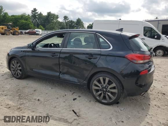 2018 Hyundai Elantra Sport with VIN KMHH55LC6JU016233, listed as a Copart auction lot 64754015 with 75,256 mi miles and Salvage title. Bid and sale history available at DreamBid. Image 2.
