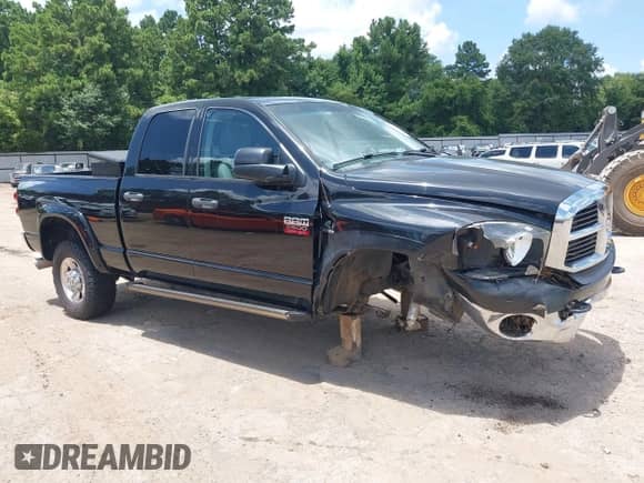 2008 Dodge 2500 SLT with VIN 3D7KS28A38G106323, listed as a IAAI auction lot 42679435 with 203,047 mi miles and . Bid and sale history available at DreamBid. Image 1.