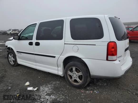 2008 Chevrolet Uplander LS Fleet с VIN 1GBDV13W08D162437, выставлен на аукционе Copart как лот 88506985 с пробегом 164 487 миль миль и Списание • Salvage title. История ставок и продаж доступна на DreamBid. Изображение 2.