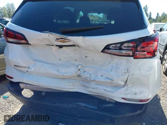 2024 Chevrolet Equinox LS with VIN 3GNAXSEG7RL163706, listed as a IAAI auction lot 42600032 with 12,593 mi miles and . Bid and sale history available at DreamBid. Image 6.