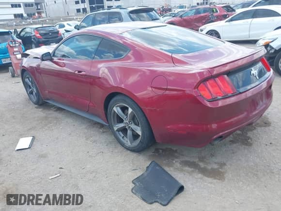 2016 Ford Mustang V6 with VIN 1FA6P8AM1G5255121, listed as a IAAI auction lot 42964902 with 107,527 mi miles and . Bid and sale history available at DreamBid. Image 3.