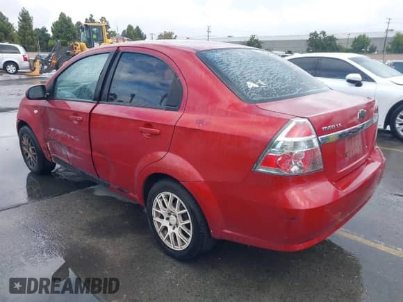 2008 Chevrolet Aveo LS with VIN KL1TD56678B098770, listed as a IAAI auction lot 43359530 with 186,358 mi miles and . Bid and sale history available at DreamBid. Image 3.