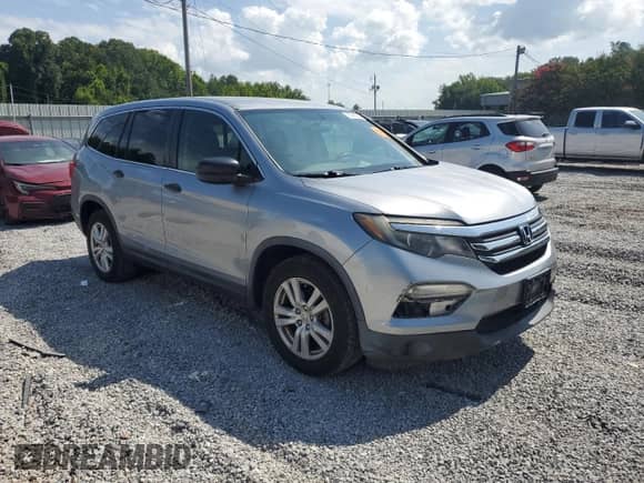 2016 Honda Pilot LX z VIN 5FNYF6H17GB024521, wystawiony jako Copart lot #65635625 z przebiegiem 168 863 mil mil oraz Szkoda całkowita • Salvage title. Historia ofert i sprzedaży dostępna na DreamBid. Obrazek 4.