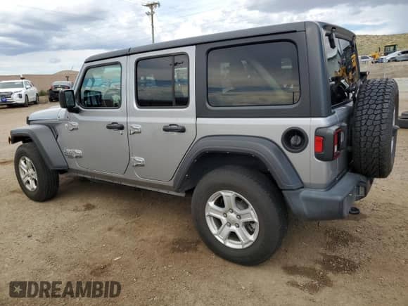 2021 Jeep Wrangler Unlimited Sport Altitude with VIN 1C4HJXDN5MW508028, listed as a Copart auction lot 67320565 with 46,691 mi miles and Salvage title. Bid and sale history available at DreamBid. Image 2.