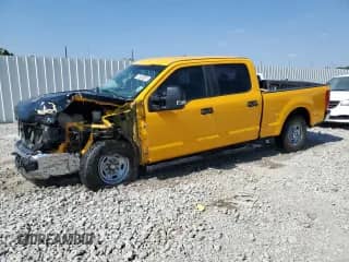 2019 Ford F-250 XL with VIN 1FT7W2A66KEE76805, listed as a Copart auction lot 80359395 with 57,421 mi miles and Salvage title. Bid and sale history available at DreamBid. Image 1.