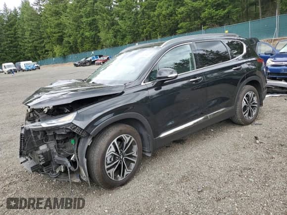 2019 Hyundai Santa Fe Ultimate с VIN 5NMS5CAA6KH021599, выставлен на аукционе Copart как лот 61489045 с пробегом Не указан миль и Списание • Salvage title. История ставок и продаж доступна на DreamBid. Изображение 1.