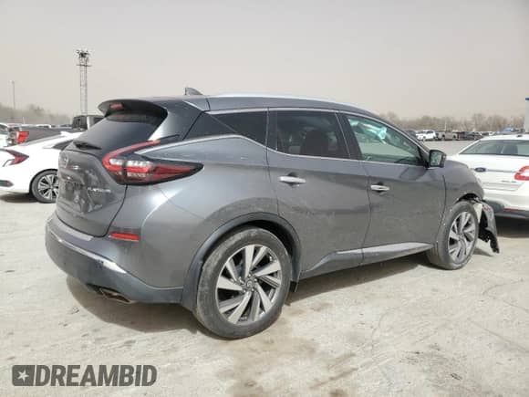 2020 Nissan Murano Platinum with VIN 5N1AZ2DJ3LN153676, listed as a Copart auction lot 49286835 with 66,587 mi miles and Salvage title. Bid and sale history available at DreamBid. Image 3.