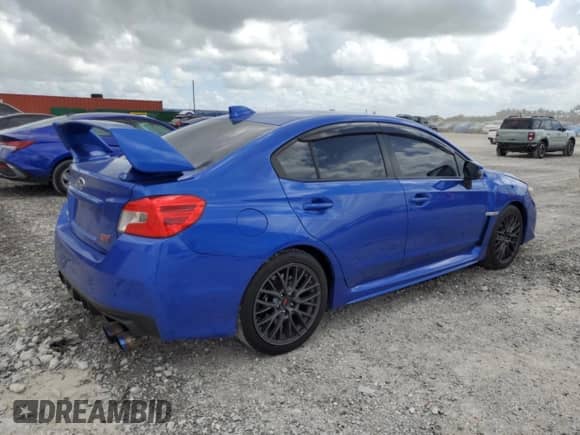 2017 Subaru WRX STI with VIN JF1VA2M65H9821766, listed as a Copart auction lot 61540305 with 95,279 mi miles and Salvage title. Bid and sale history available at DreamBid. Image 3.