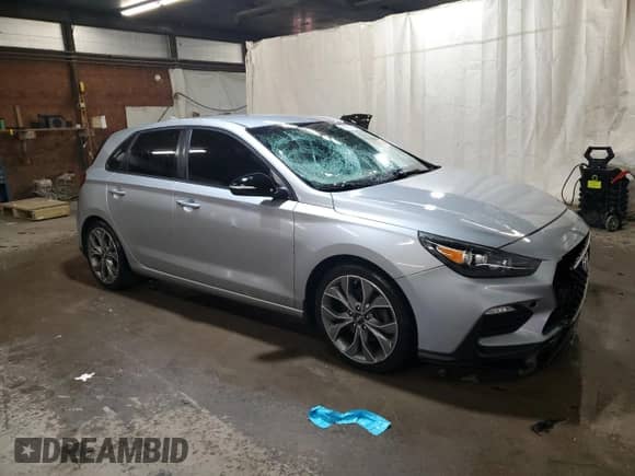 2020 Hyundai Elantra N Line z VIN KMHH55LCXLU131534, wystawiony jako Copart lot #65521765 z przebiegiem 57 080 mil mil oraz Szkoda całkowita • Salvage title. Historia ofert i sprzedaży dostępna na DreamBid. Obrazek 4.