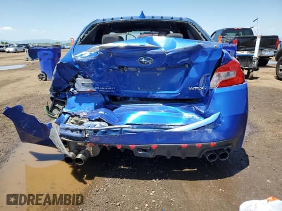 2016 Subaru WRX with VIN JF1VA1B64G9818840, listed as a Copart auction lot 61613065 with 132,011 mi miles and Salvage title. Bid and sale history available at DreamBid. Image 6.