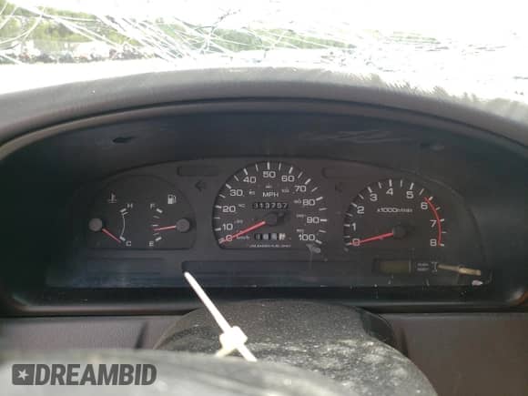 1996 Nissan Frontier XE with VIN 1N6SD16S8TC335129, listed as a Copart auction lot 55884495 with 313,757 mi miles and Salvage title. Bid and sale history available at DreamBid. Image 9.