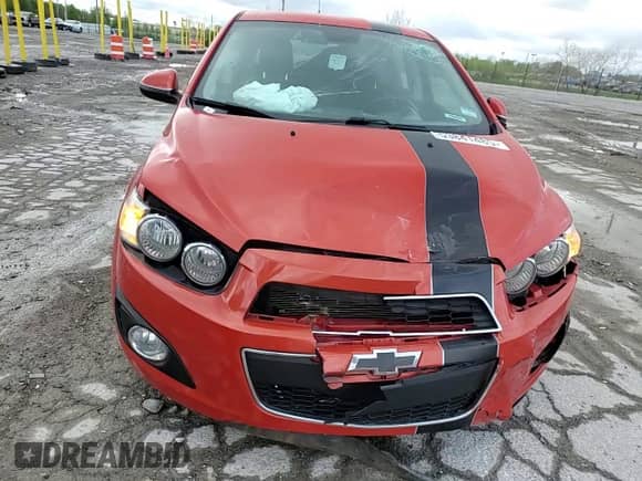 2013 Chevrolet Sonic LTZ with VIN 1G1JE6SB8D4129845, listed as a Copart auction lot 53841485 with 47,831 mi miles and Salvage title. Bid and sale history available at DreamBid. Image 13.