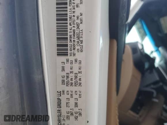 2012 Jeep Wrangler Sahara z VIN 1C4AJWBG5CL134097, wystawiony jako Copart lot #58729075 z przebiegiem 191 504 mil mil oraz Czysty tytuł • Clean title. Historia ofert i sprzedaży dostępna na DreamBid. Obrazek 12.