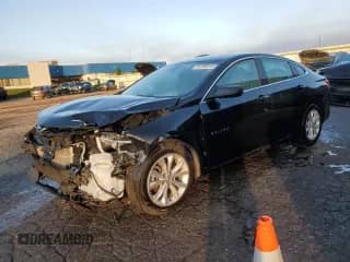 2024 Chevrolet Malibu LT with VIN 1G1ZD5ST5RF139124, listed as a Copart auction lot 70156815 with 47,138 mi miles and Salvage title. Bid and sale history available at DreamBid. Image 1.