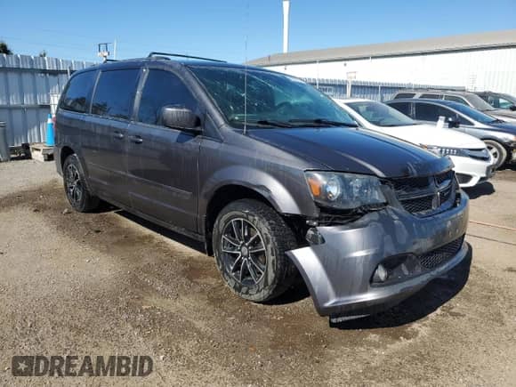 2017 Dodge Grand Caravan GT with VIN 2C4RDGEG2HR602071, listed as a Copart auction lot 81093725 with 410,540 mi miles and Salvage title. Bid and sale history available at DreamBid. Image 4.