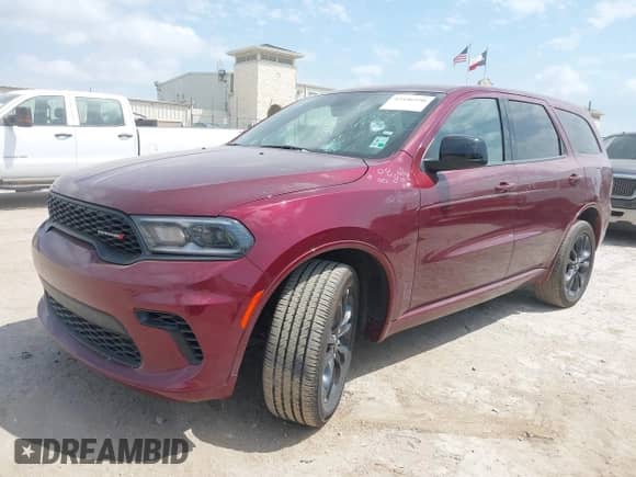 2025 Dodge Durango GT with VIN 1C4RDJDG2SC534157, listed as a IAAI auction lot 42446590 with 5,414 mi miles and . Bid and sale history available at DreamBid. Image 2.