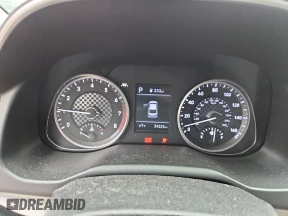 2020 Hyundai Elantra SEL z VIN KMHD84LF3LU951870, wystawiony jako Copart lot #85347885 z przebiegiem 34 226 mil mil oraz Szkoda całkowita • Salvage title. Historia ofert i sprzedaży dostępna na DreamBid. Obrazek 9.