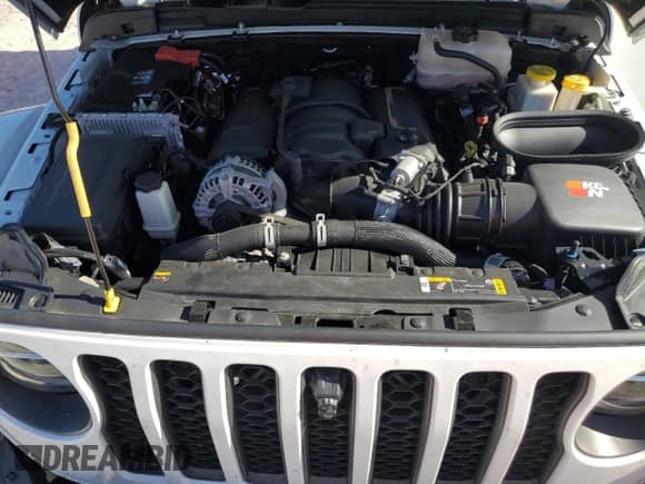 2022 Jeep Wrangler Unlimited Rubicon 392 с VIN 1C4JJXSJ8NW102697, выставлен на аукционе Copart как лот 67171155 с пробегом 34 094 миль миль и Списание • Salvage title. История ставок и продаж доступна на DreamBid. Изображение 12.