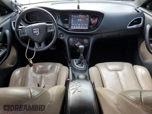 2013 Dodge Dart Limited with VIN 1C3CDFCA1DD194369, listed as a Copart auction lot 67036665 with Not provided miles and Salvage title. Bid and sale history available at DreamBid. Image 8.