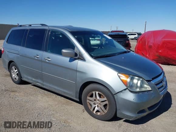 2005 Honda Odyssey EX с VIN 5FNRL38495B052887, выставлен на аукционе IAAI как лот 43515631 с пробегом 263 297 миль миль и . История ставок и продаж доступна на DreamBid. Изображение 1.