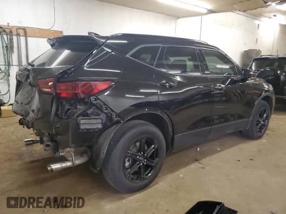 2024 Chevrolet Blazer LT with VIN 3GNKBJRS8RS149038, listed as a Copart auction lot 57846335 with 21,516 mi miles and Salvage title. Bid and sale history available at DreamBid. Image 3.