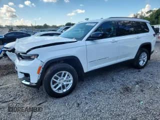 2025 Jeep Grand Cherokee Laredo X z VIN 1C4RJJAG5S8647147, wystawiony jako Copart lot #81788105 z przebiegiem 1 454 mil mil oraz Szkoda całkowita • Salvage title. Historia ofert i sprzedaży dostępna na DreamBid. Obrazek 1.