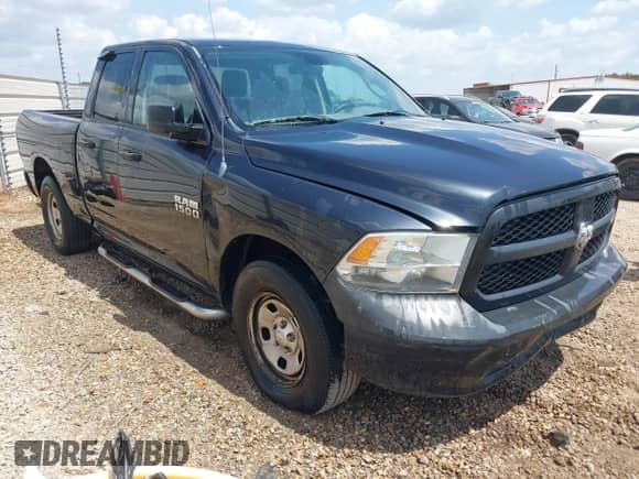 2013 Ram 1500 Tradesman with VIN 1C6RR6FG8DS572519, listed as a IAAI auction lot 42091650 with 154,323 mi miles and . Bid and sale history available at DreamBid. Image 1.
