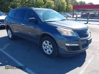 2014 Chevrolet Traverse LS z VIN 1GNKRFKD4EJ111323, wystawiony jako IAAI lot #43456341 z przebiegiem 156 280 mil mil oraz . Historia ofert i sprzedaży dostępna na DreamBid. Obrazek 1.