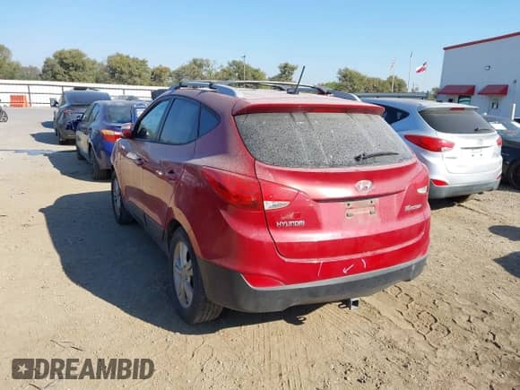 2013 Hyundai Tucson Limited с VIN KM8JU3ACXDU597008, выставлен на аукционе IAAI как лот 43426328 с пробегом 194 992 миль миль и . История ставок и продаж доступна на DreamBid. Изображение 3.