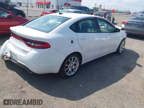2013 Dodge Dart SXT with VIN 1C3CDFBA7DD176301, listed as a IAAI auction lot 42723741 with 172,422 mi miles and . Bid and sale history available at DreamBid. Image 4.