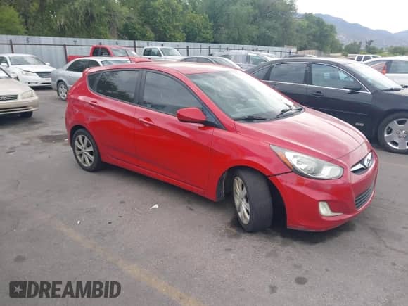 2012 Hyundai Accent SE with VIN KMHCU5AEXCU018071, listed as a IAAI auction lot 42937114 with 197,223 mi miles and . Bid and sale history available at DreamBid. Image 1.