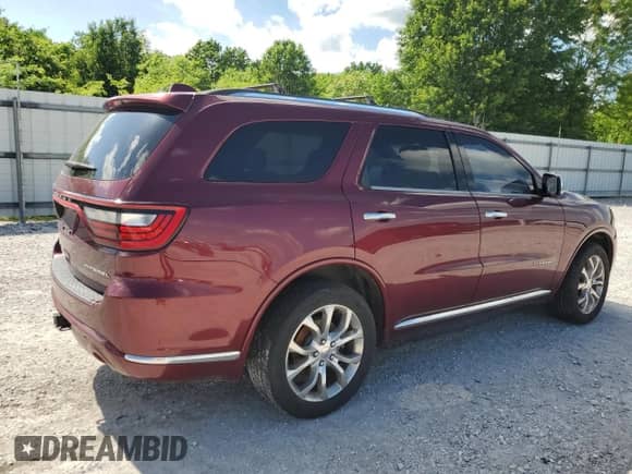 2016 Dodge Durango Citadel with VIN 1C4RDJEG5GC315621, listed as a Copart auction lot 55091595 with 164,227 mi miles and Clean title. Bid and sale history available at DreamBid. Image 3.